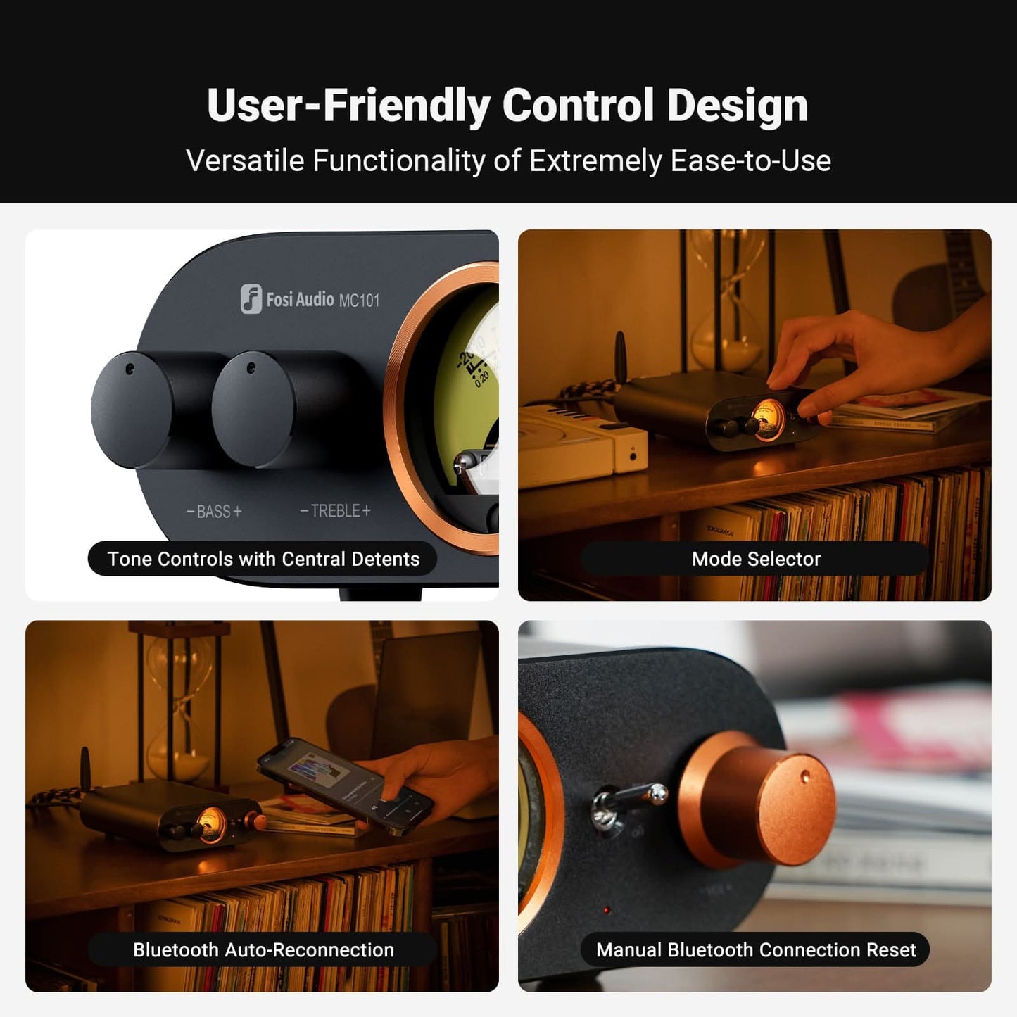 Fosi Audio MC101 – USB-zu-Digital-Audio-Konverter – Optischer und koaxialer Ausgang – Kompakter DAC