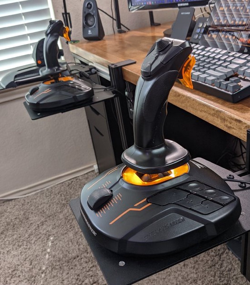Thrustmaster T.16000M FCS Space Sim Duo - Flight Control System - Dual Ambidextrous Joysticks - for PC