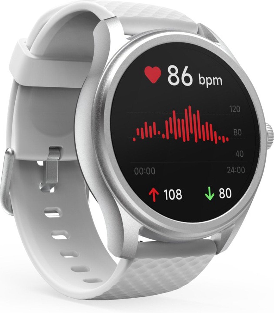 Hama Smartwatch 5010 – Silver/Grey 46mm Waterproof Smartwatch with Sleep Tracking