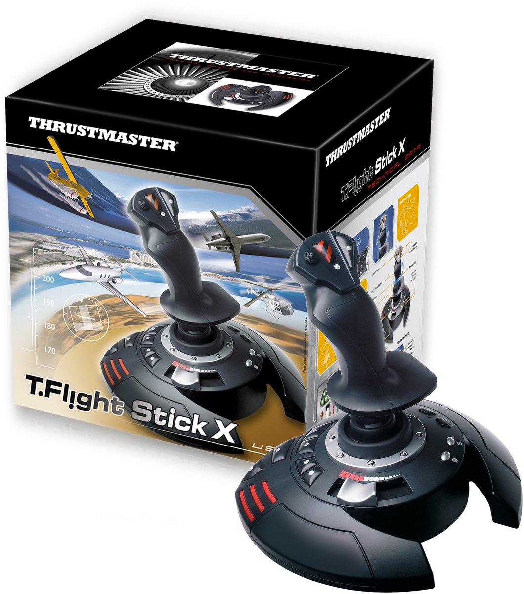 Thrustmaster T.Flight Stick X - Flight Control System - Joystick - for PC