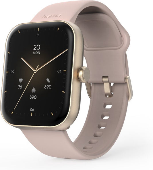 Hama Smartwatch 5000 – Montre Connectée Rosé avec Téléphone, Étanche, Analyse du Sommeil – 47 mm