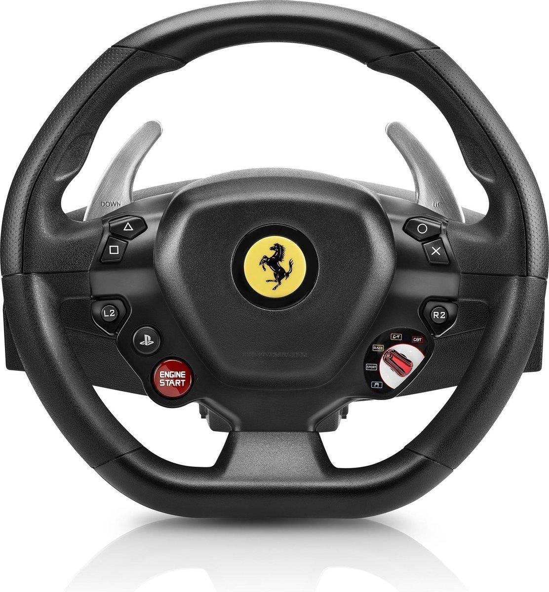 Playseat Challenge + Thrustmaster T80 Ferrari 488 GTB – Simulation seat + Steering wheel with pedals – Compatible with PS4 & PS5