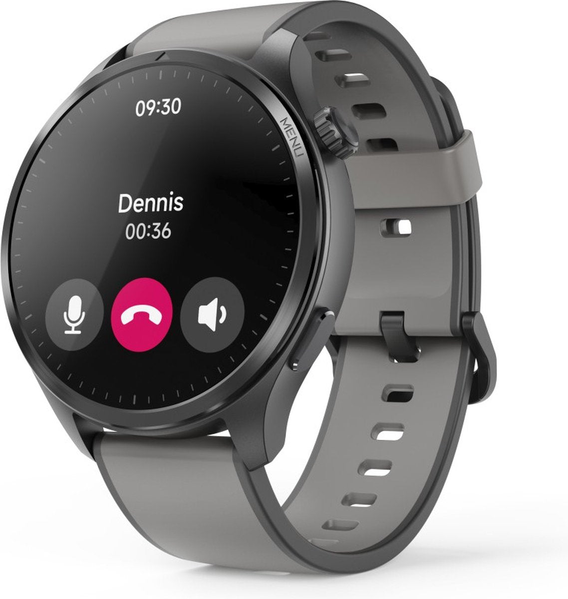 Hama Smartwatch 9000 – Anthracite Smartwatch with Calls, Bluetooth, Dual GPS, AMOLED 36 mm, Waterproof