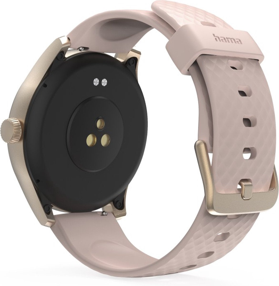 Hama Smartwatch 5010 – 46mm Pink Smartwatch, Waterproof with Sleep Monitoring
