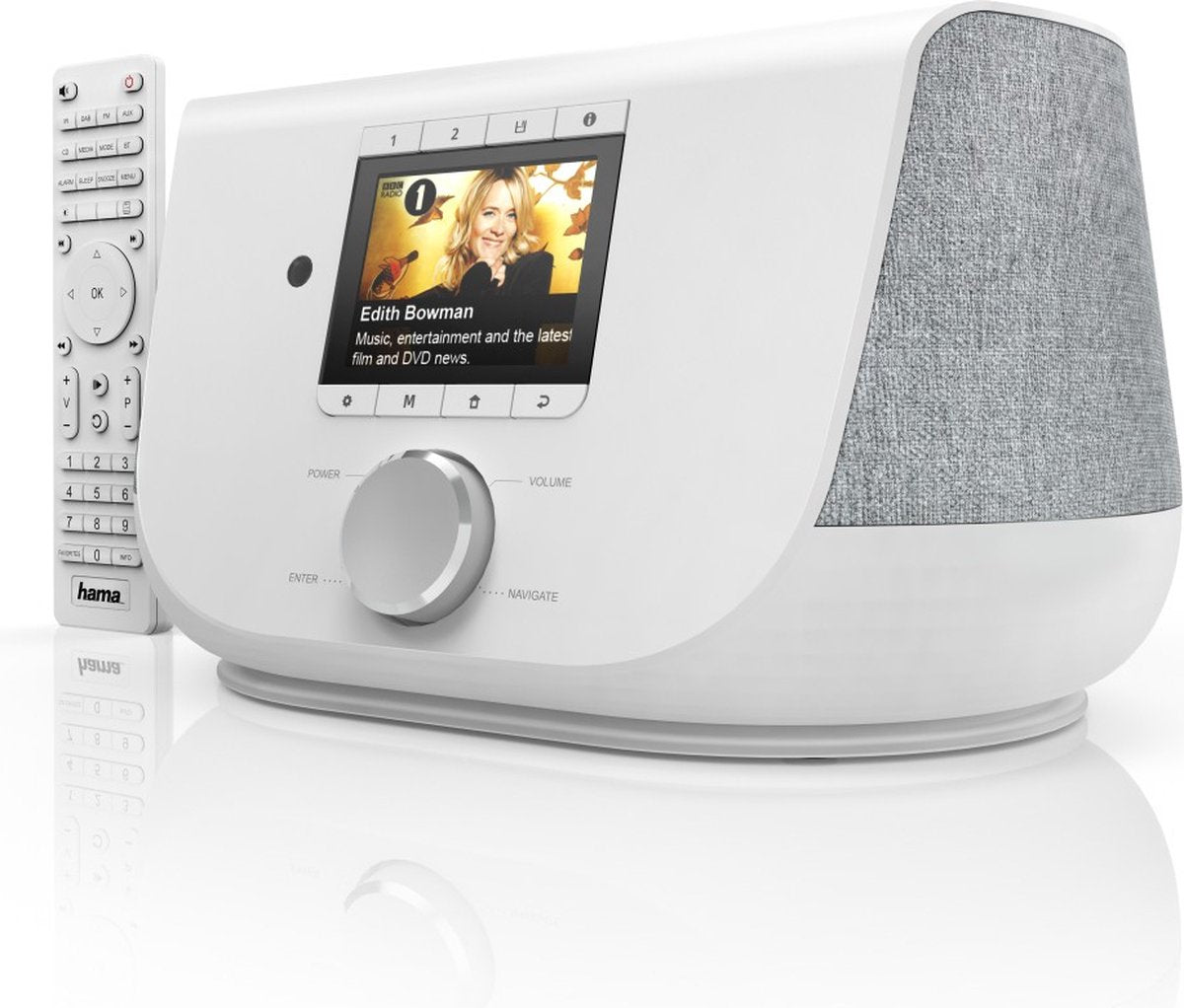 Hama Digital Radio DIR3300SBT FM/DAB/DAB+/Internet Radio/App/Bluetooth® – White