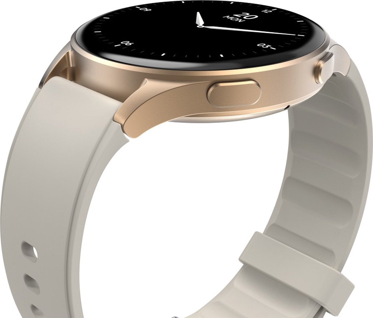 Hama Smartwatch 8900 – Gold Smartwatch with Phone, GPS, AMOLED Display, Waterproof & 110+ Sports Modes