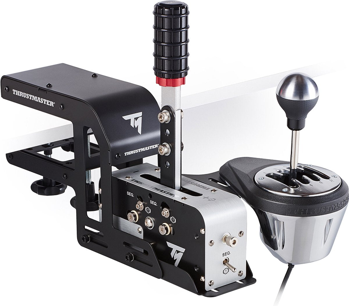 Thrustmaster TH8A + TSS Handbrake – Gear lever and handbrake – With clamp – PC, PS4, PS5 & Xbox