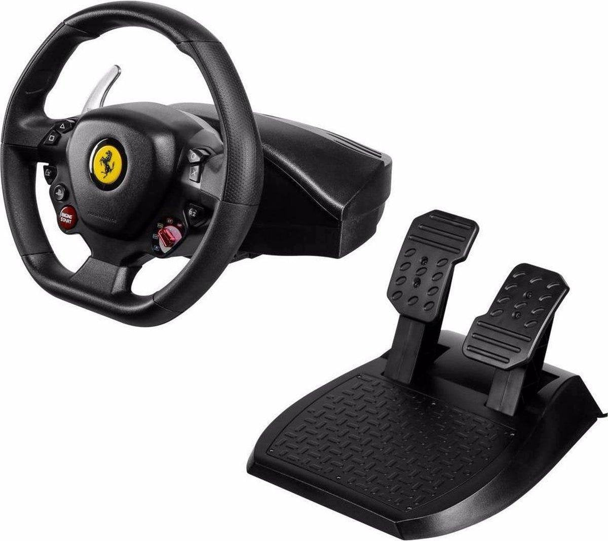 Playseat Challenge + Thrustmaster T80 Ferrari 488 GTB – Simulation seat + Steering wheel with pedals – Compatible with PS4 & PS5