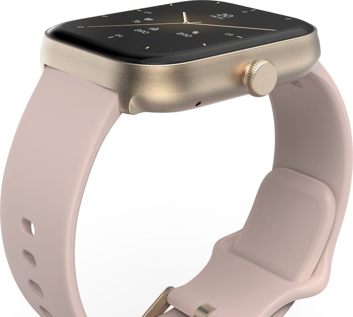 Hama Smartwatch 5000 – Pink Smartwatch with Phone, Waterproof, Sleep Analysis – 47 mm
