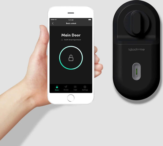 Igloohome Retrofit + Passerelle Wi-Fi – Pack de motorisation de serrure connecté