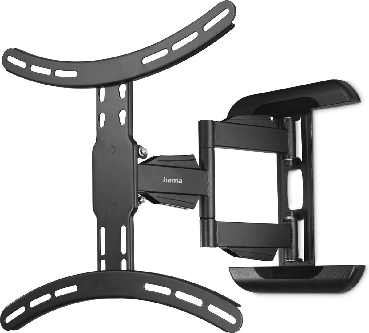 Hama 3-Star Verstellbare TV-Wandhalterung – 2 Arme – VESA 400x400 – Schwarz