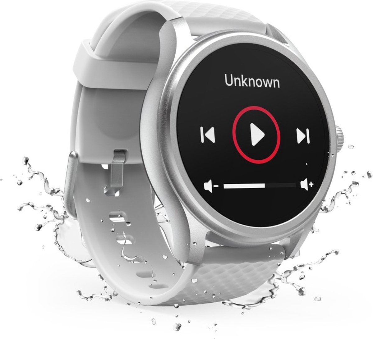 Hama Smartwatch 5010 – Silver/Grey 46mm Waterproof Smartwatch with Sleep Tracking