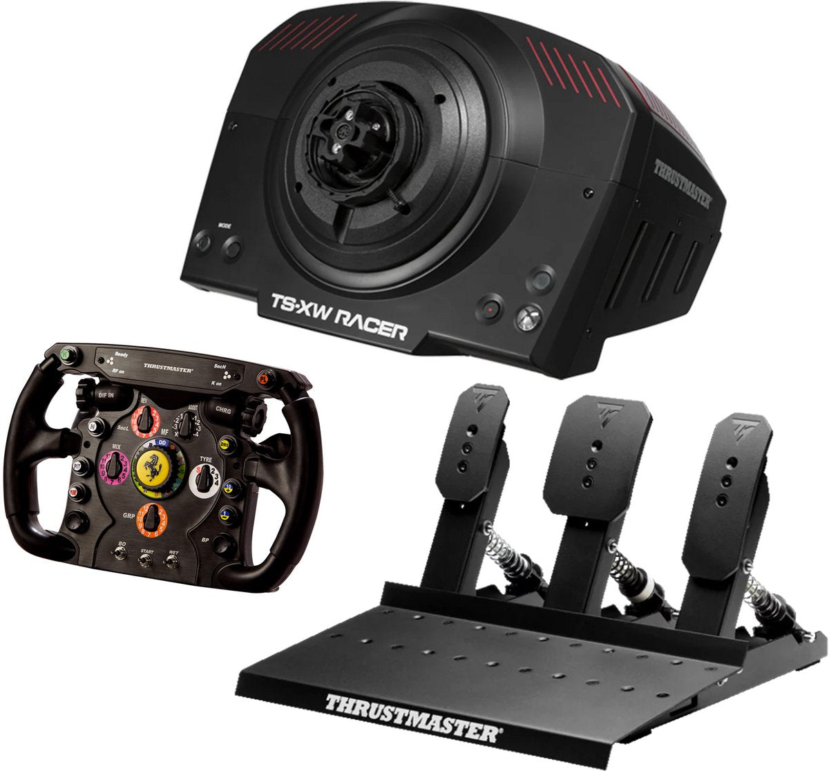 Thrustmaster F1 Racekit – XW Base + F1 Add-On + Raceline III Pedals – Simulation Pack – Xbox & PC