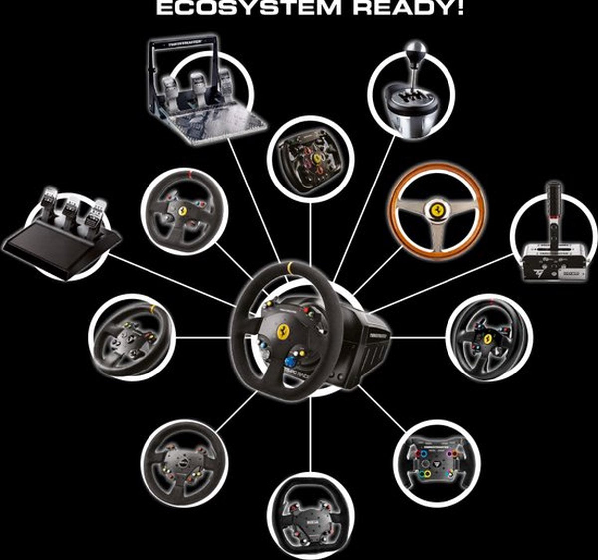 Thrustmaster TX Racing Stuur Basis - Add-On - voor Xbox One & PC