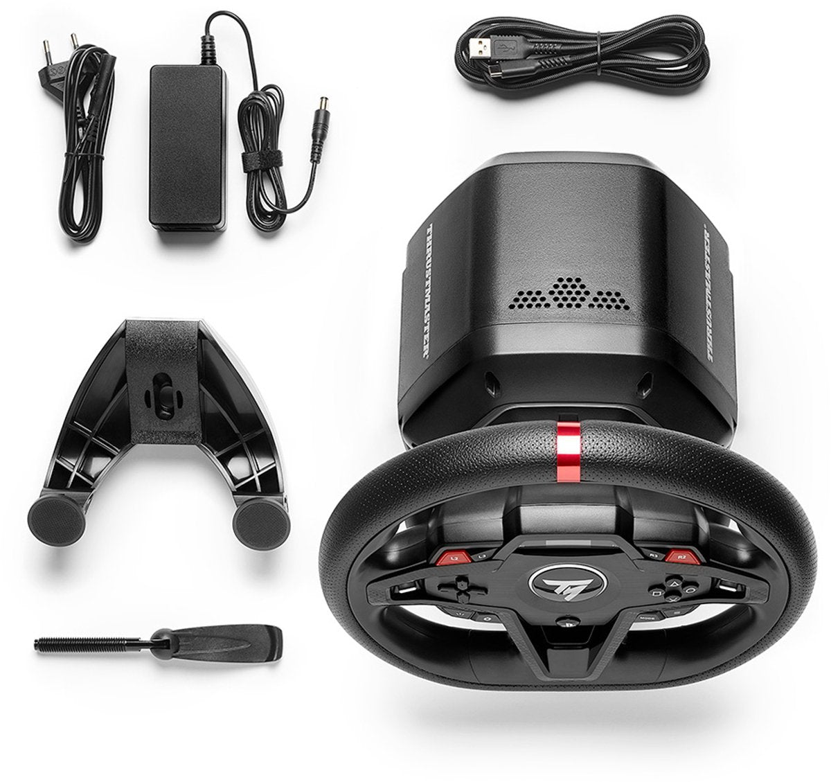 Thrustmaster T248R - Volant de course Force Feedback 3,1 Nm + pédalier - PS5, PS4, PC