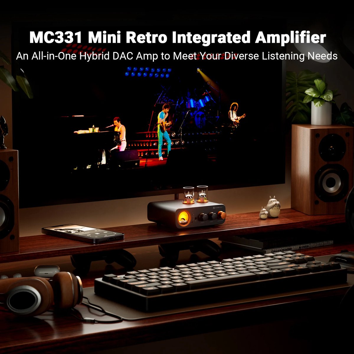 Fosi Audio MC331 – All-in-One-DAC mit Röhrenverstärker und Kopfhörerverstärker