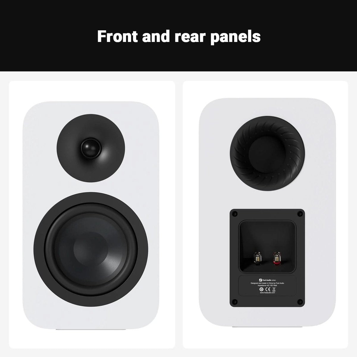 Fosi Audio SP601 – Passive Regallautsprecher – 2-Wege-HiFi-Lautsprecher