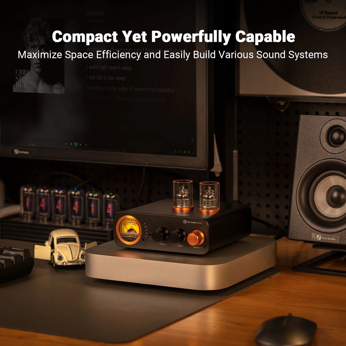 Fosi Audio MC331 – All-in-One-DAC mit Röhrenverstärker und Kopfhörerverstärker