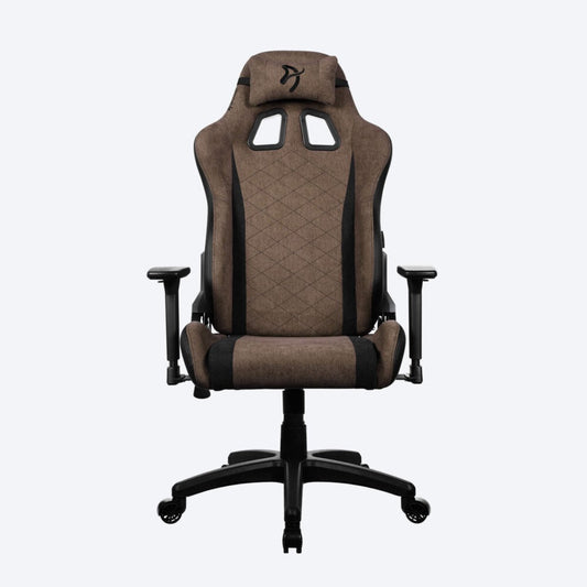 Arozzi - Avanti Soft Fabric - Ergonomic Gaming Chair - Brown