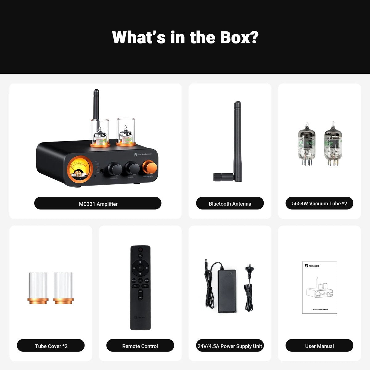 Fosi Audio MC331 – All-in-One-DAC mit Röhrenverstärker und Kopfhörerverstärker
