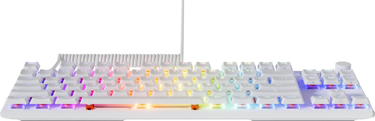 Fnatic STREAK80 LP – Laag profiel gamingtoetsenbord mechanisch – USB – QWERTY US International – Wit