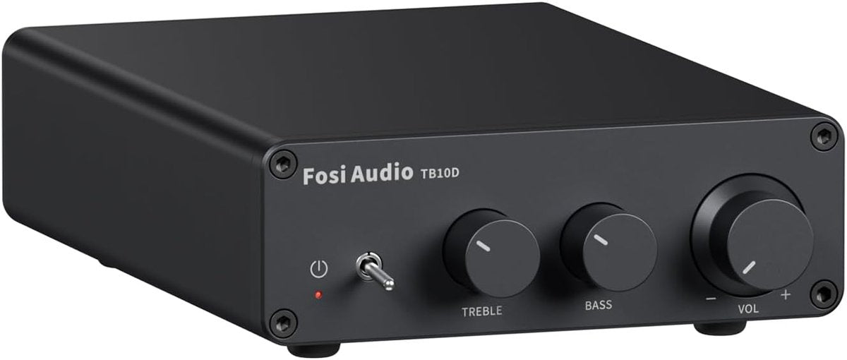 Fosi Audio TB10D 2-Kanal-HiFi-Stereoverstärker – 600 W – Digital Class D – Mini-Verstärker für passive Lautsprecher