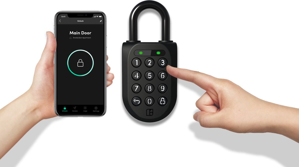 igloohome Smart Padlock 2 – Connected Padlock with Code and App Access – Robust and Waterproof