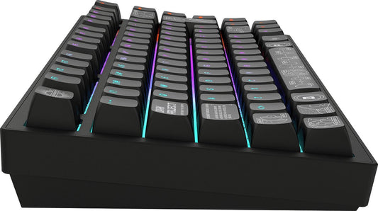 Dark Project – ALU Terra Nova – Kabellose mechanische Gaming-Tastatur ISO (DE) – Schwarz