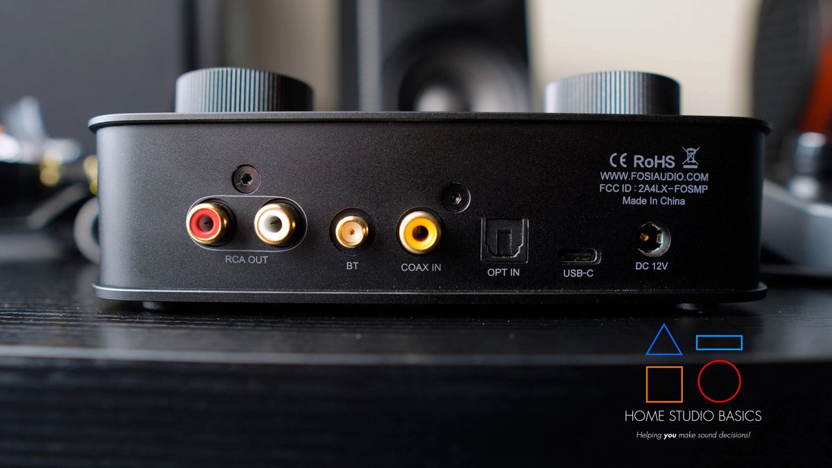 Fosi Audio K7 DAC Gaming HiFi – USB-Kopfhörerverstärker mit Lautstärkeregler