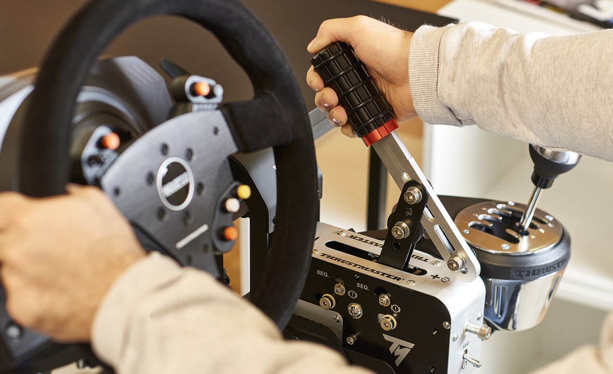 Thrustmaster TH8A + TSS Handbrake – Gear lever and handbrake – With clamp – PC, PS4, PS5 & Xbox