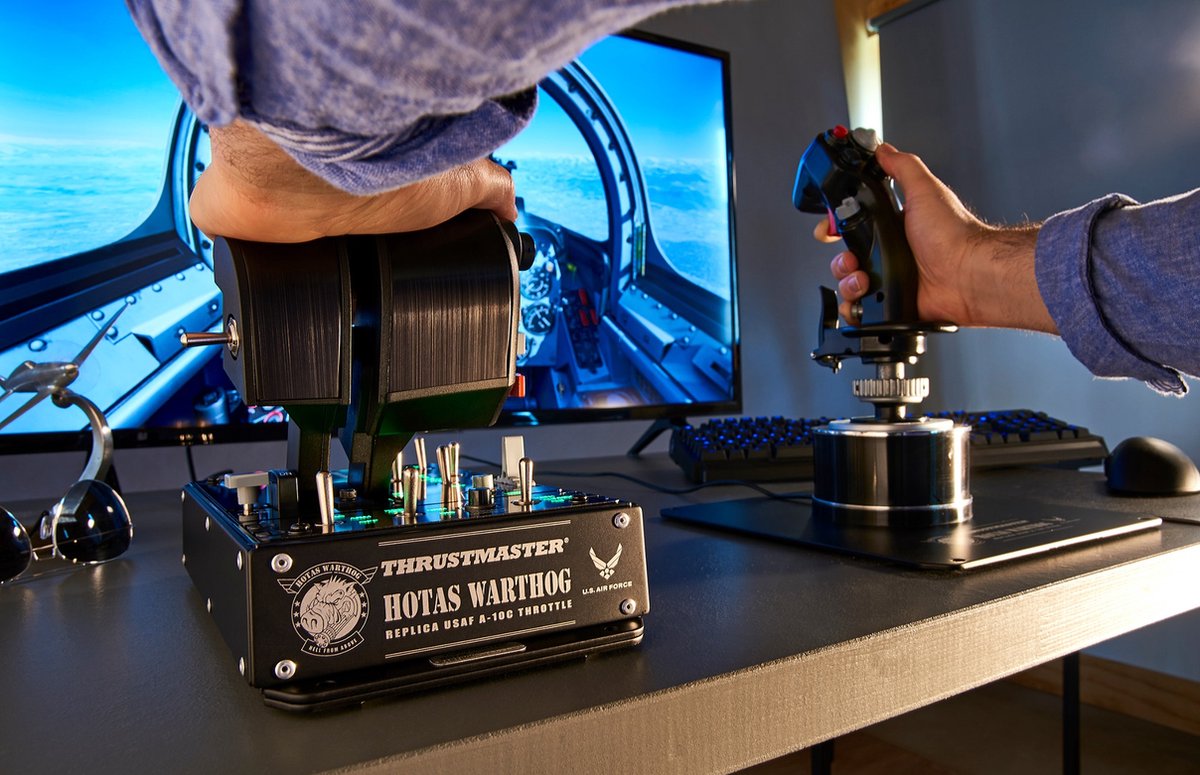 Thrustmaster Hotas Warthog Flightstick - Flight joystick - for PC
