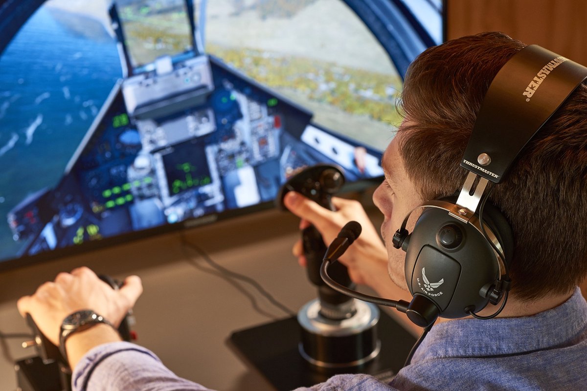 Thrustmaster Hotas Warthog - Flight Control System - Joystick and Throttle for PC - Metal - for PC