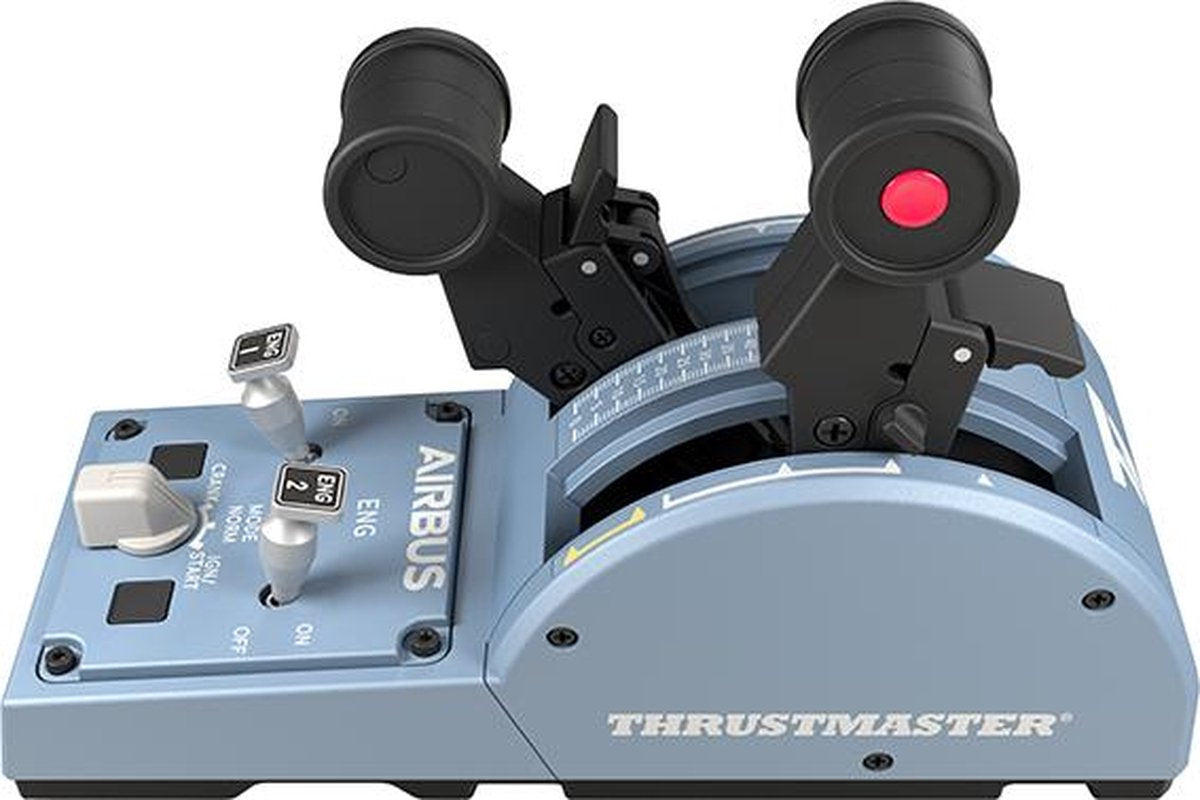 Thrustmaster TCA Officer Pack Airbus Edition - Système de contrôle de vol - Joystick et manette des gaz - pour PC