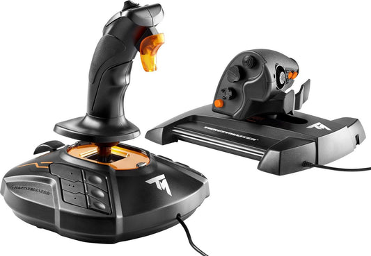 Thrustmaster T.16000M FCS HOTAS – Flugsteuerungssystem – Joystick und Gashebel – für PC