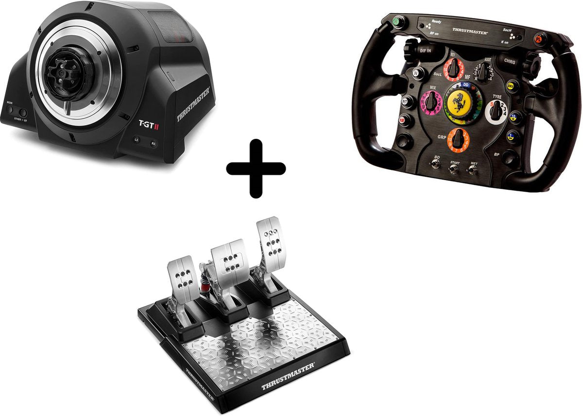 Thrustmaster F1 Bundle – T-GT II Base + F1 Add-On Steering Wheel + T-LCM Pedals – PC/PS4/PS5