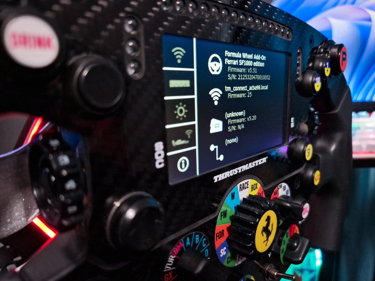 Thrustmaster Formula Wheel Ferrari SF1000 Edition – Add-On F1 – pour PC, PS4, PS5, Xbox One & Series X|S