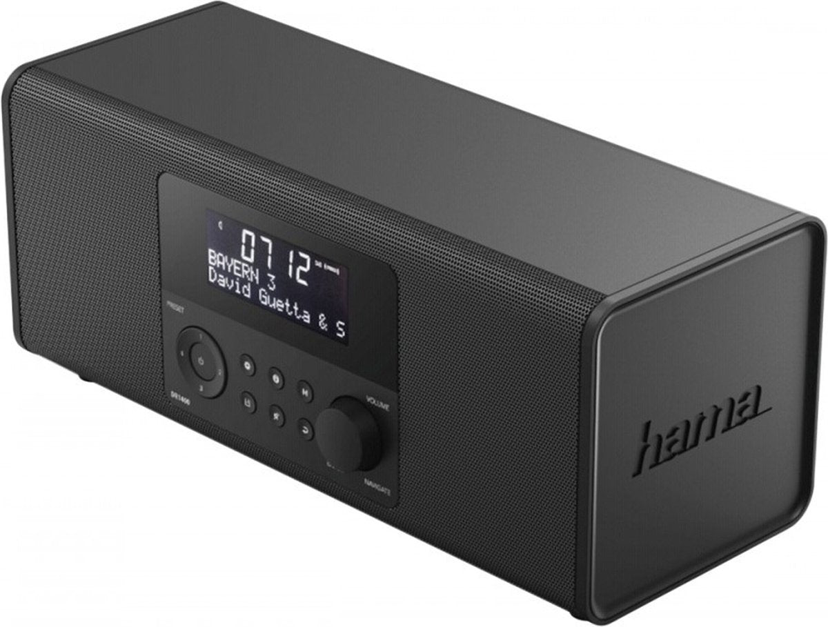 Hama DR1400 – Digitale radio met DAB/DAB+/FM – Compact en eenvoudig in gebruik