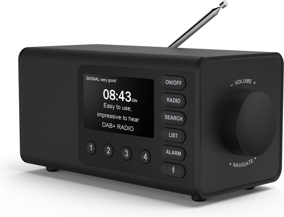 Hama DR1001BT – DAB/DAB+/FM Digital Radio with Bluetooth – Black