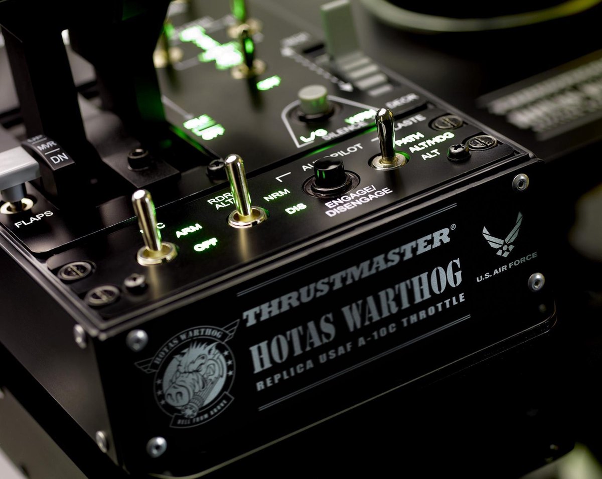 Thrustmaster HOTAS Warthog Dual Throttles – Flugsteuerungssystem – Dual-Metal-Throttles – für PC