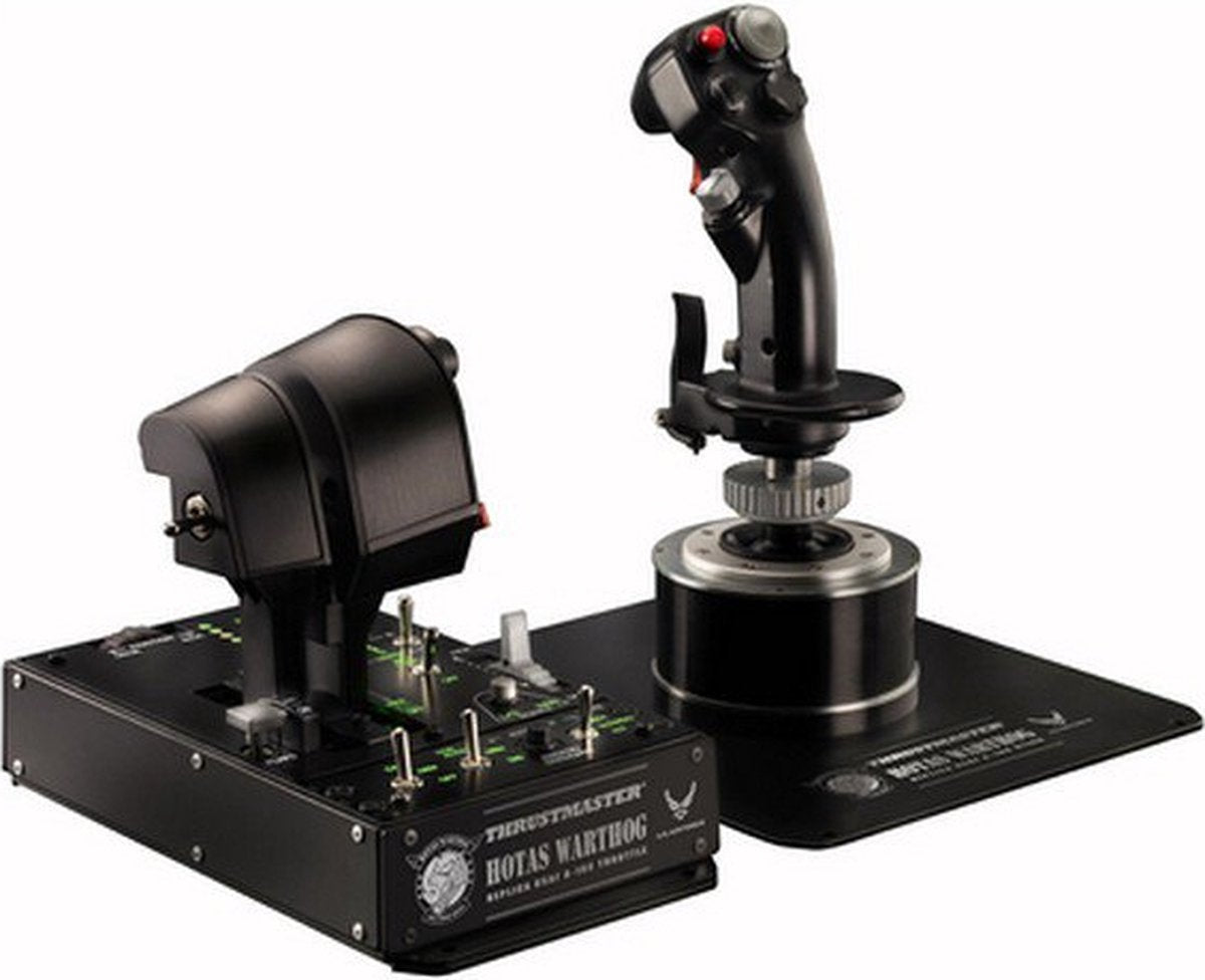 Thrustmaster Hotas Warthog - Flight Control System - Joystick and Throttle for PC - Metal - for PC