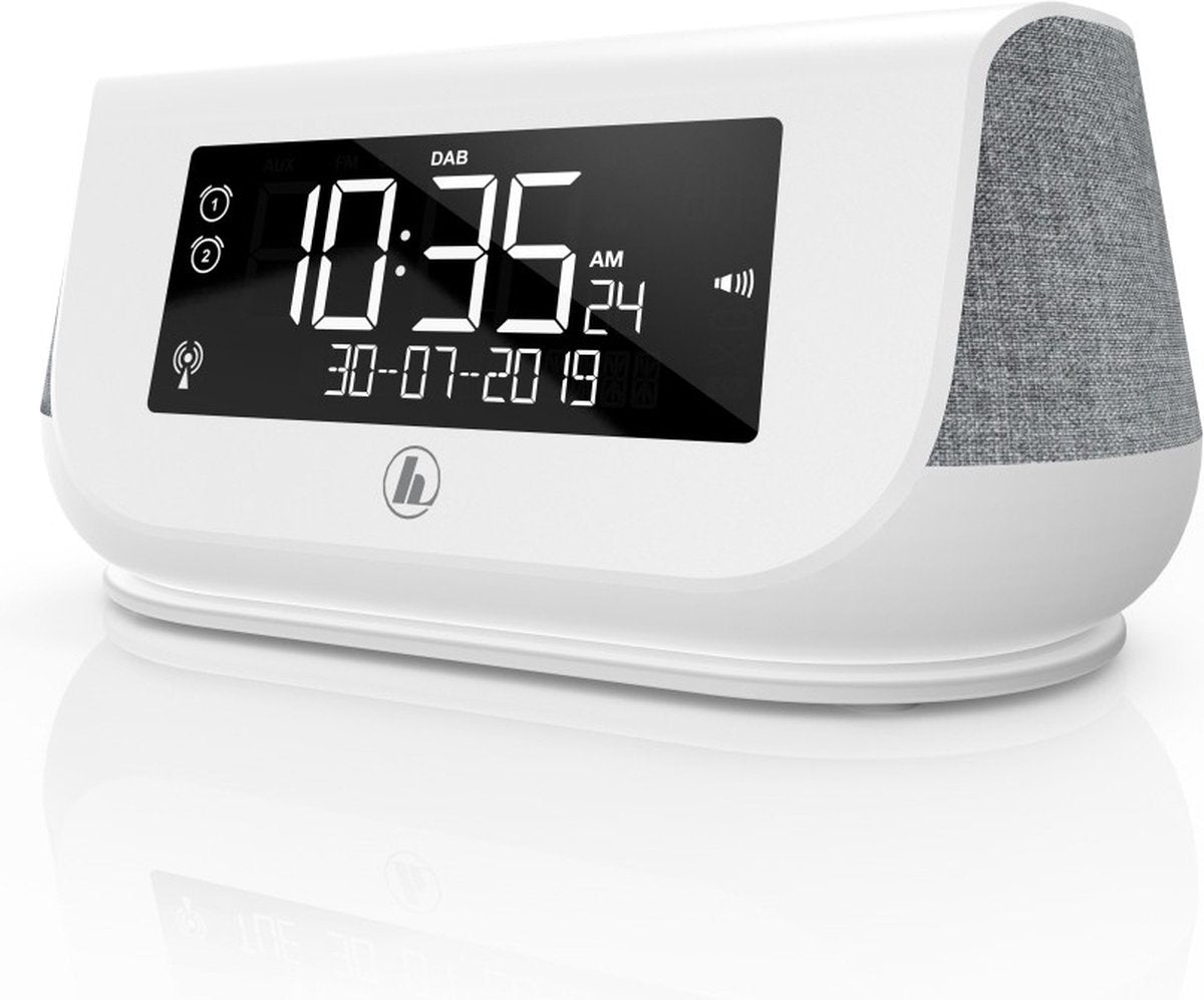 Hama DR36SBT Radio Réveil Stéréo DAB+ et FM - Blanc