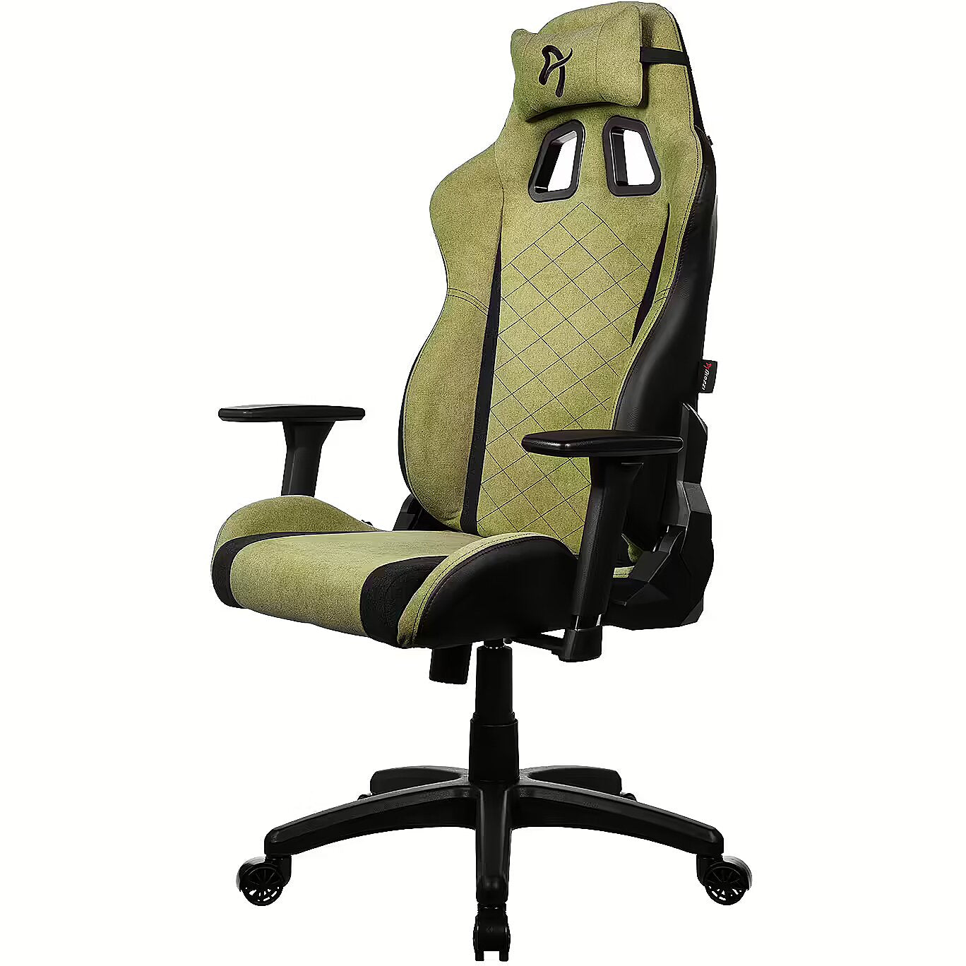 Arozzi Avanti SoftFabric – Ergonomischer Gaming-Stuhl – Moosgrün