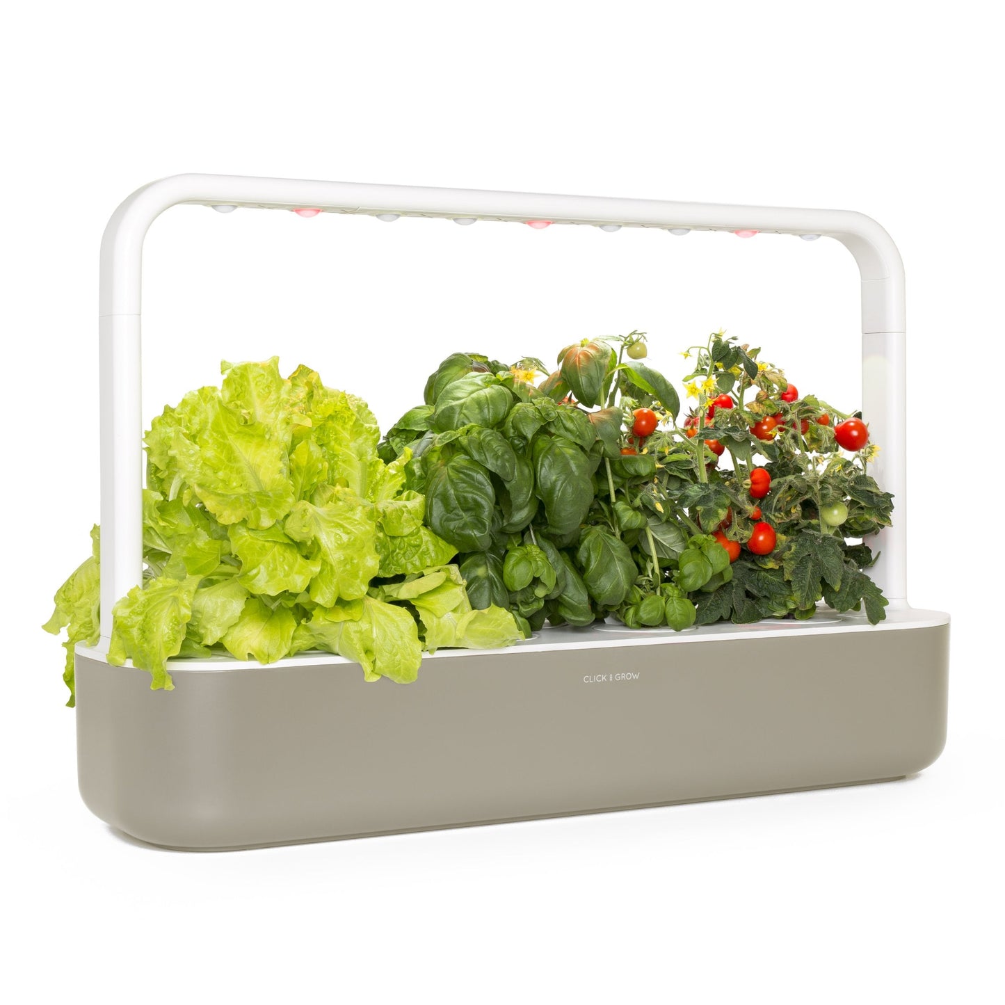 Click & Grow Smart Garden 9, Beige - Potager d’intérieur intelligent avec éclairage LED