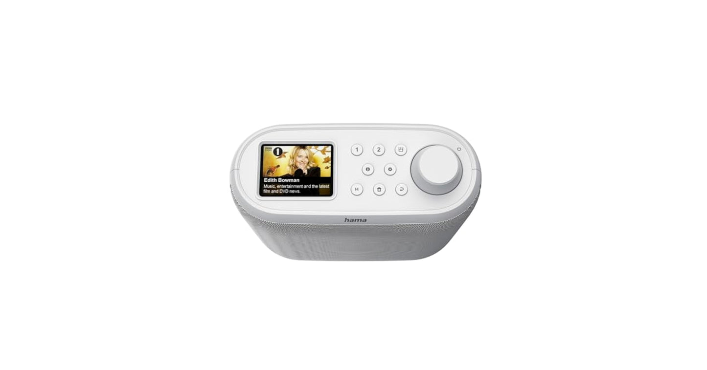 Hama Digital Radio "DIR400" – DAB+/Internet Radio/Bluetooth® RX/App – White
