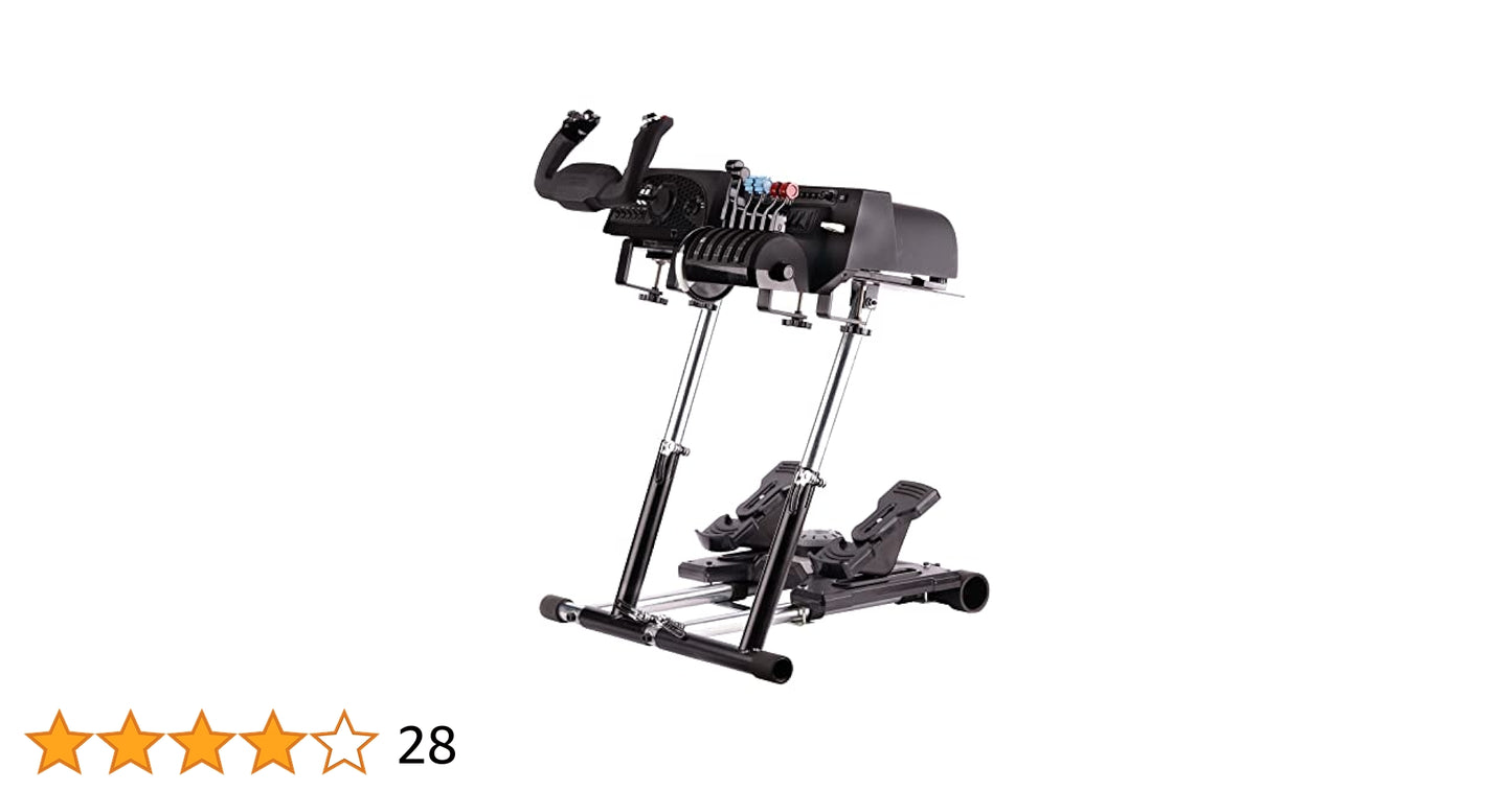 Wheel Stand Pro DELUXE V2 – Support for Honeycomb Yoke and Throttle (without Honeycomb hardware)