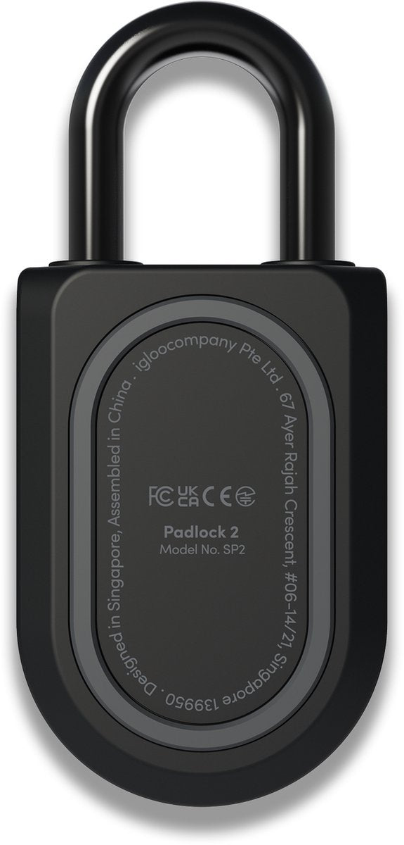 igloohome Smart Padlock 2 – Connected Padlock with Code and App Access – Robust and Waterproof