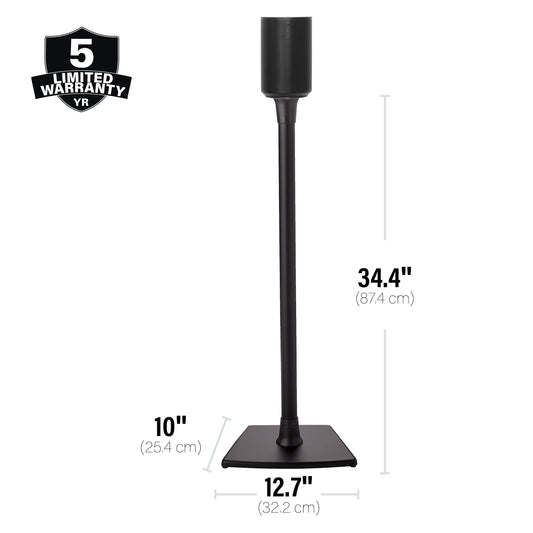 Sanus WSSE11-B2 Speaker Stand for Sonos Era 100 – Black