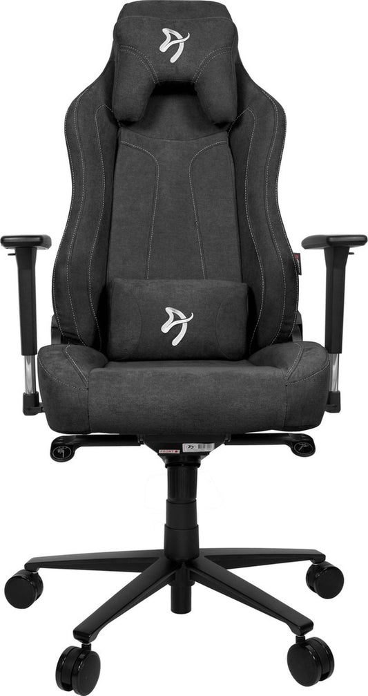 Arozzi Vernazza Soft Fabric - Ergonomic Gaming Chair - Dark Grey