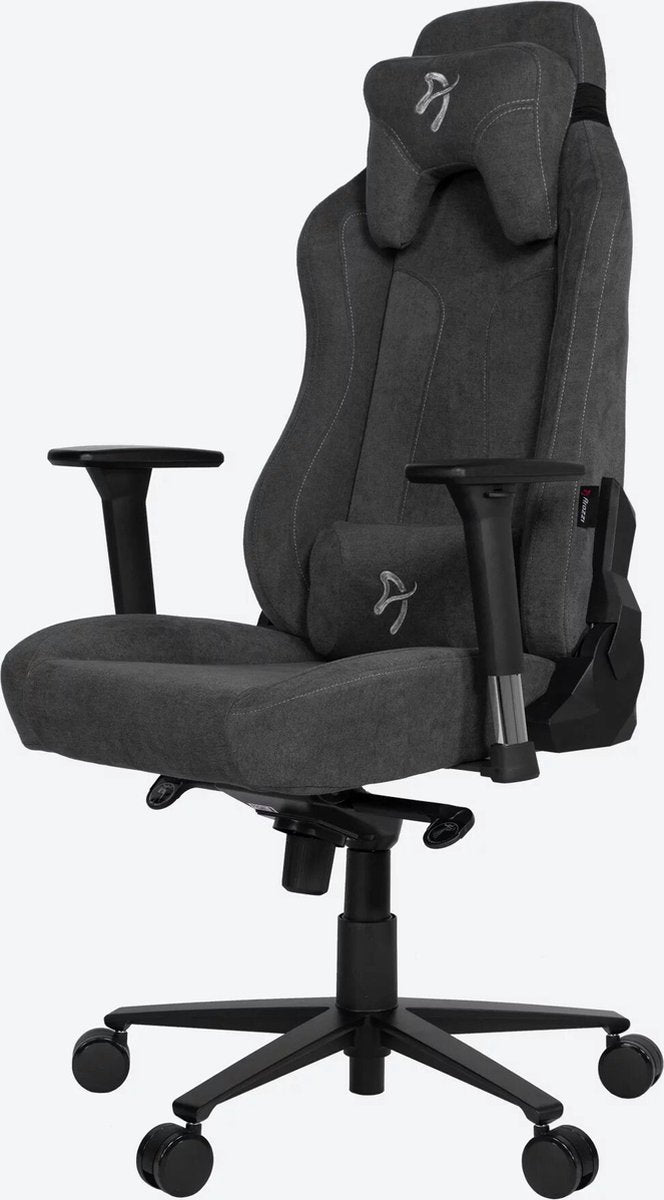 Arozzi Vernazza Soft Fabric - Ergonomic Gaming Chair - Dark Grey