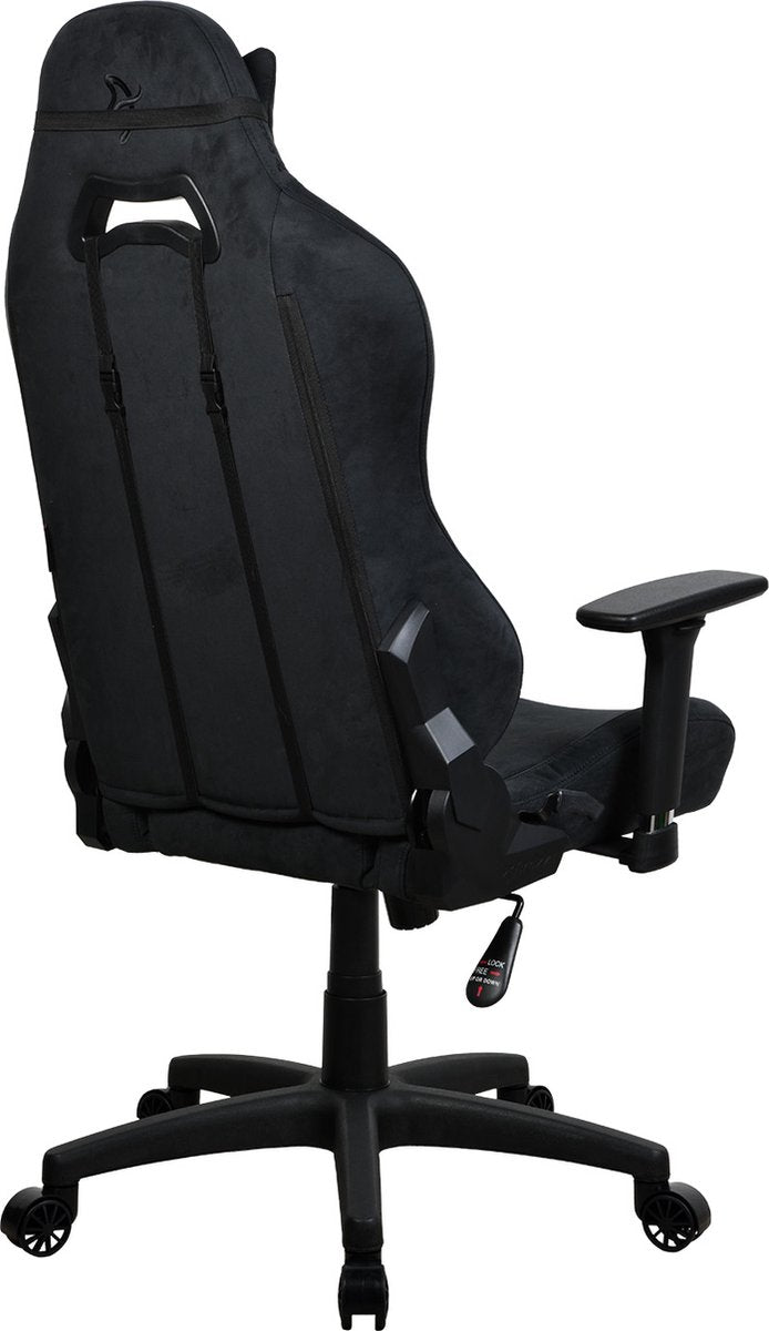 Arozzi Torretta SuperSoft™ - Gaming Chair - Ultra-Soft Fabric - All Black